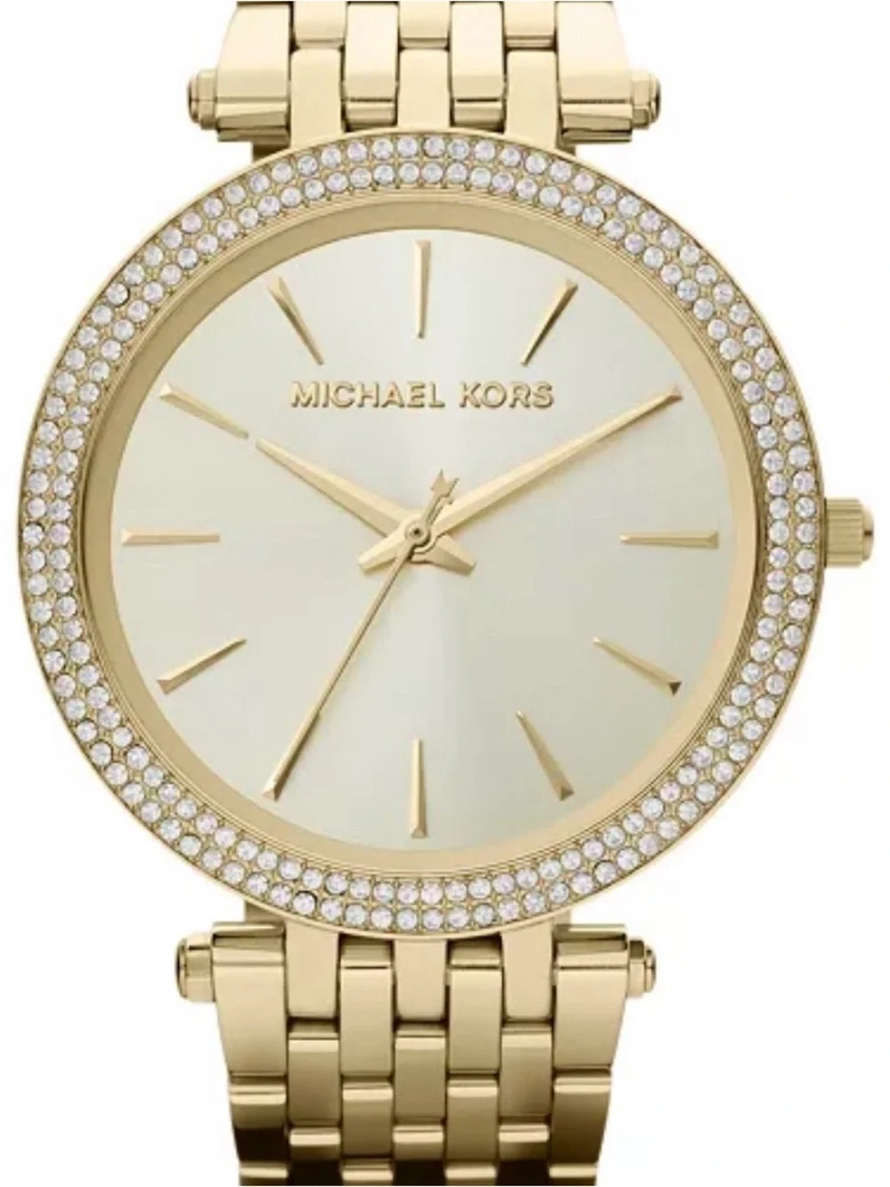 Michael Kors Darci gold tone stainless steel watch